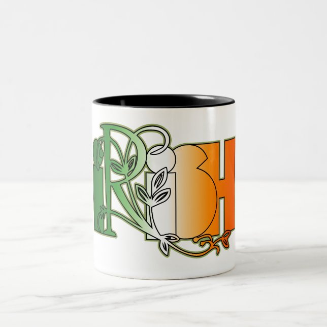 Irish Pride Zweifarbige Tasse (Mittel)