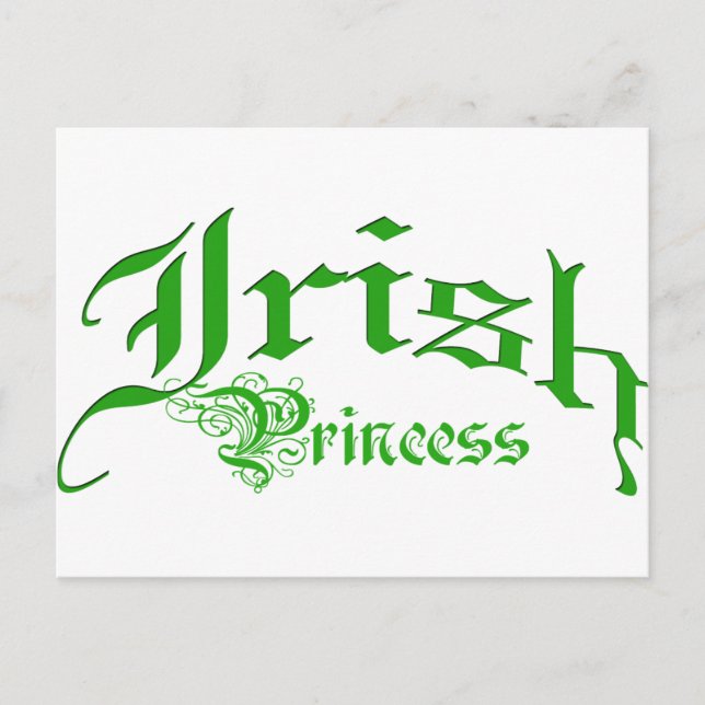 Irish Princess Postkarte (Vorderseite)