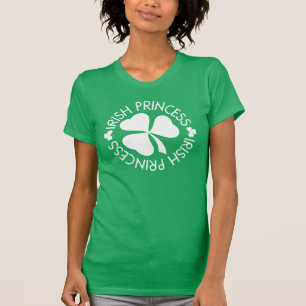 Irish Princess St Patricks Day Kleeblatt Womens T- T-Shirt