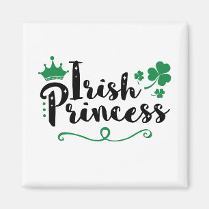Irish Princess Women St Patrick's Day Script Magnet