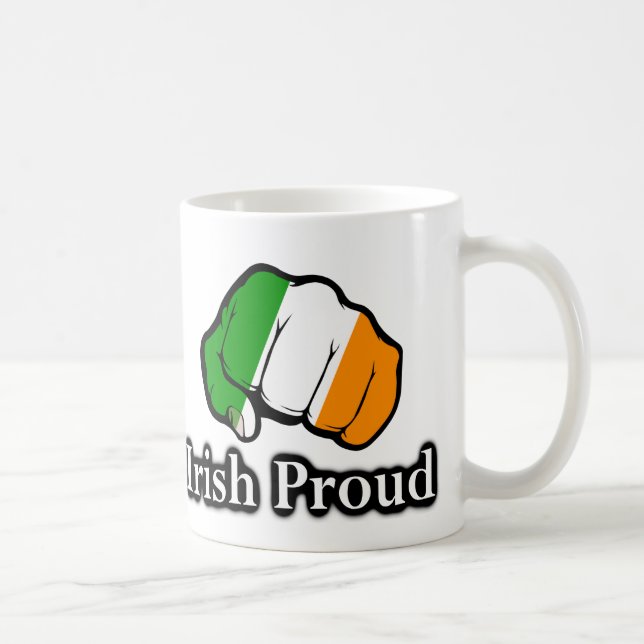 Irish Proud Ireland Flag Flag Kaffeetasse (Rechts)