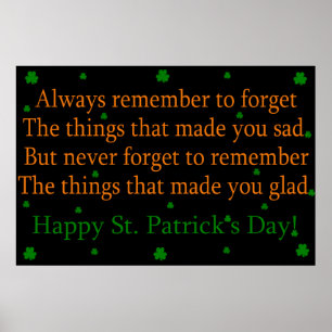 Irish Proverb 3 - Print Poster