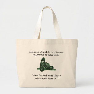 Irish Proverb Bag Jumbo Stoffbeutel