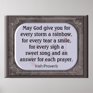 Irish Proverb — Print Poster