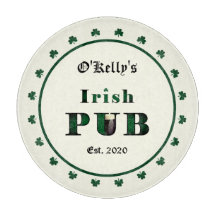 Irish Pub Bar Tavern Decorative Glass