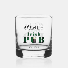 Irish Pub Bar Whiskey Rocks Glass Trinkbehälter Whiskyglas