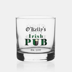 Irish Pub Bar Whiskey Rocks Glass Trinkbehälter Whiskyglas
