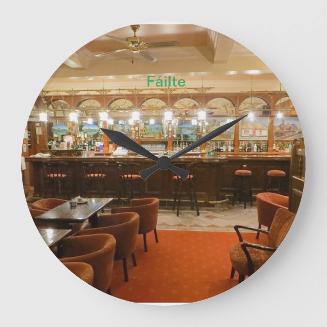 Irish Pub-Bild für die Uhr (Vorderseite)