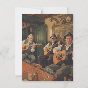 Irish Pub Postkarte