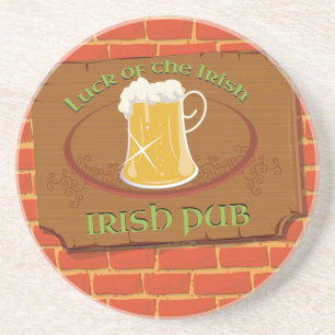 Irish Pub-Schild Untersetzer