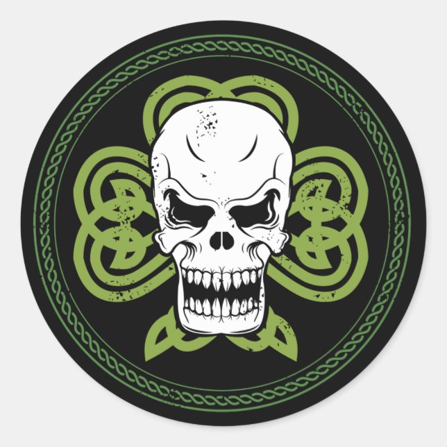 Irish Punk Sticker (Vorderseite)