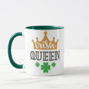 Irish Queen Gift Customize Tasse 