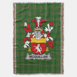 Irish Quillan oder McQuillan Coat of Arms Family C Decke