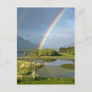 Irish Rainbow Postcard Postkarte