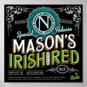Irish Red Ale Poster