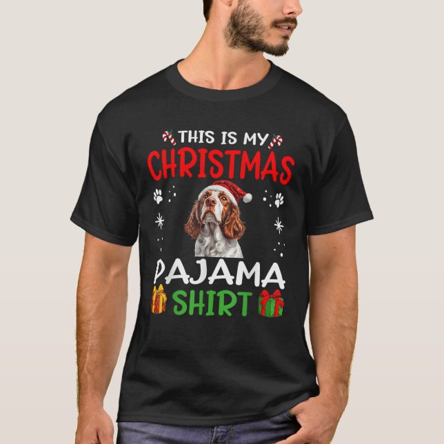 Irish Red And White Setter Dog Nightgown Pajama Th T-Shirt (Vorderseite)