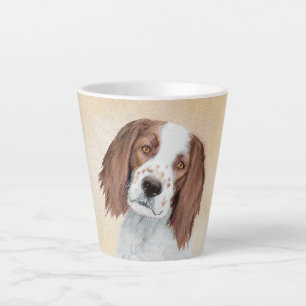 Irish Red and White Setter Painting - Original Art Milchtasse