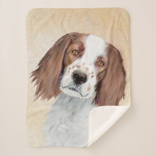 Irish Red and White Setter Painting - Original Art Sherpadecke