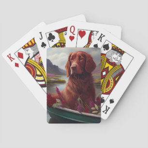 Irish Red on a Paddle: Ein Landschaftliches Abente Spielkarten