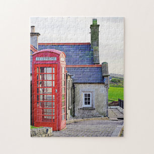 Irish Red Phone Booth Puzzle