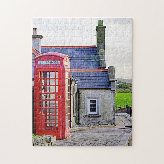 Irish Red Phone Booth Puzzle (Vertikal)
