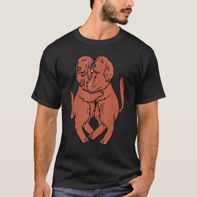 Irish Red Setter Dog T-Shirt (Vorderseite)
