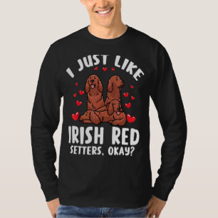Irish Red Setter Dog T-Shirt