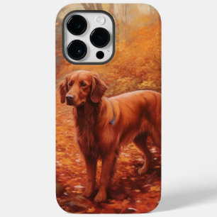 Irish Red Setter im Herbst Leaves Fall Inspiriert Case-Mate iPhone 14 Pro Max Hülle