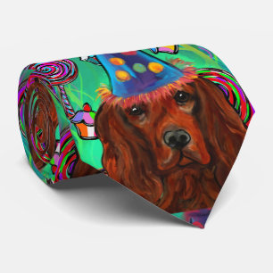 Irish Red Setter     Krawatte