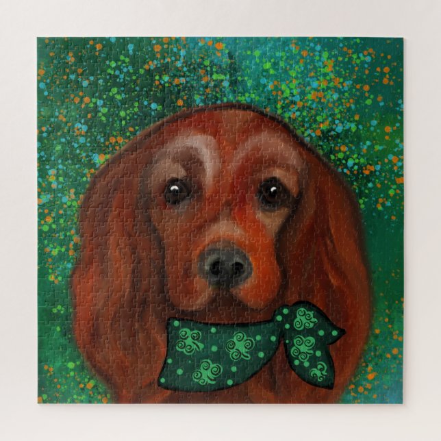 Irish Red Setter Puzzle (Vertikal)