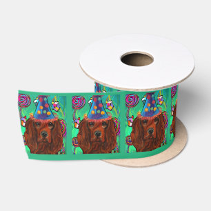 Irish Red Setter Satinband