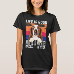 Irish Red White Setter Macht Dein Leben Gut Vinta T-Shirt