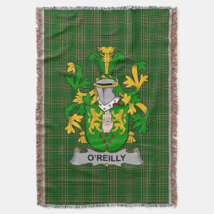 Irish Reilly oder O_Reilly Coat of Arms Family Cre Decke