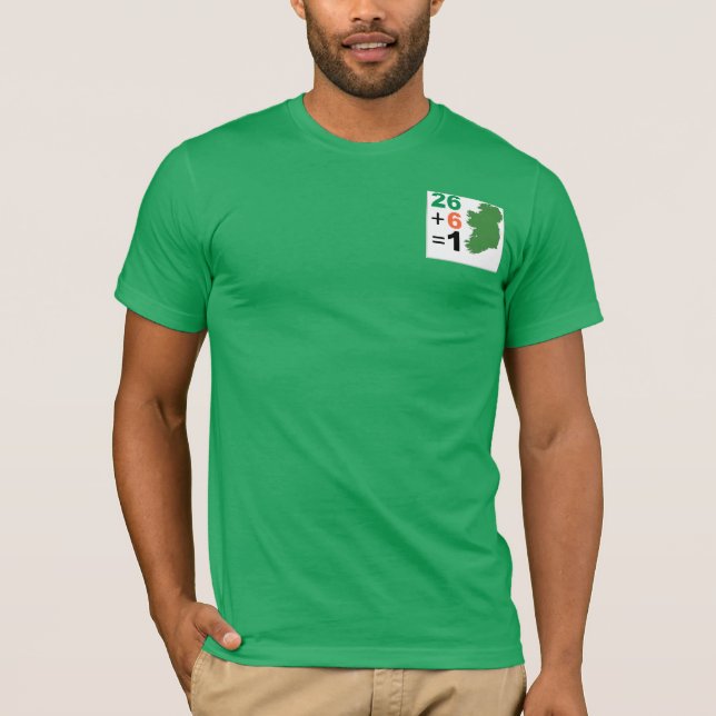 Irish Republic 26+6=1 TShirt Green (Vorderseite)