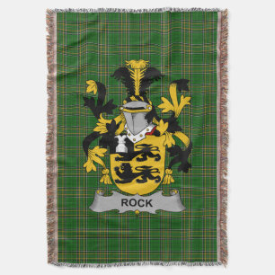 Irish Rock Coat of Arms Familienwappen Irland Decke