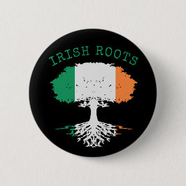 Irish Roots Family Tree Button
