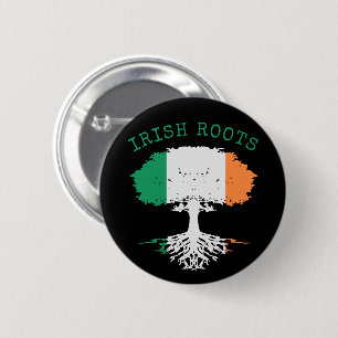 Irish Roots Family Tree Button
