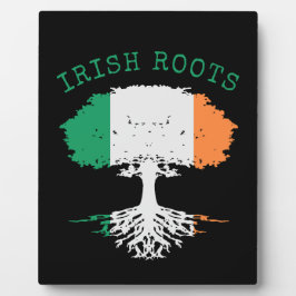 Irish Roots Family Tree Tabletop Fotoplatte