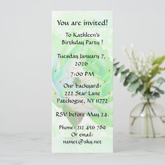 Irish Rose Birthday Party! Einladung