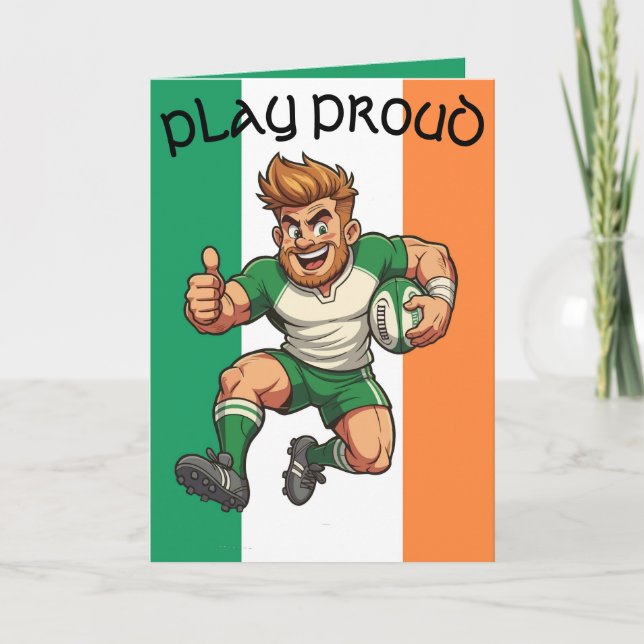 Irish Rugby Charge Karte (Vorderseite)