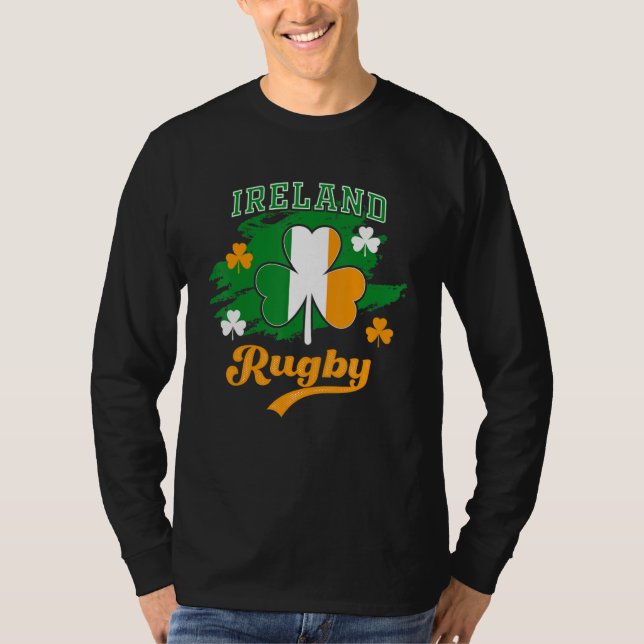 Irish Rugby Player und Ireland Rugby oder Irish Ru T-Shirt (Vorderseite)
