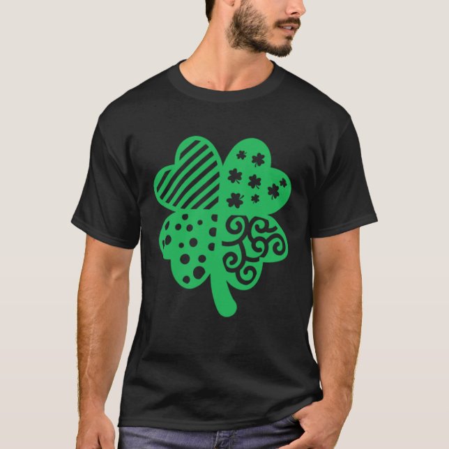 Irish Saint Paddy's Shamrock Happy St Patrick's Da T-Shirt (Vorderseite)