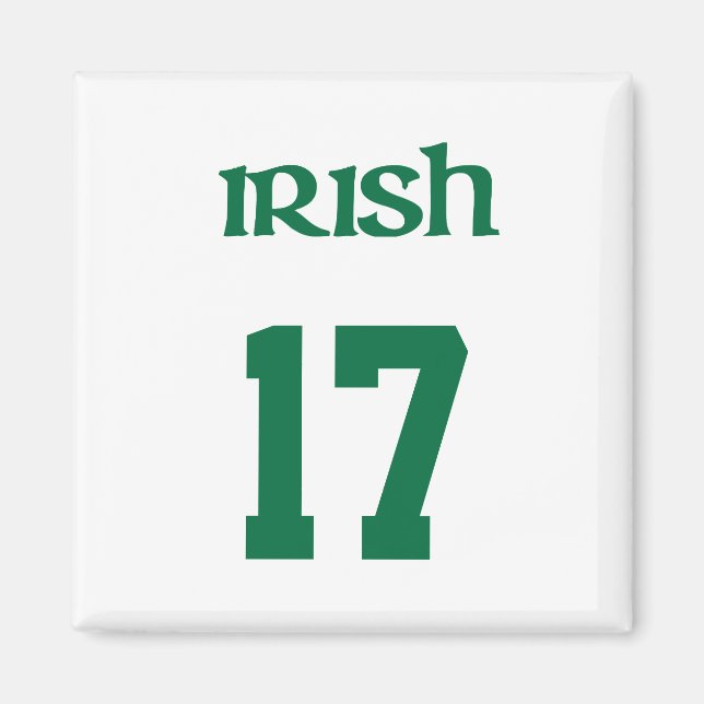 Irish Saint Patrick's Day Sport Magnet (Vorne)