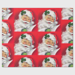 Irish Santa, Irish Christmas, Irland, Geschenkpapier