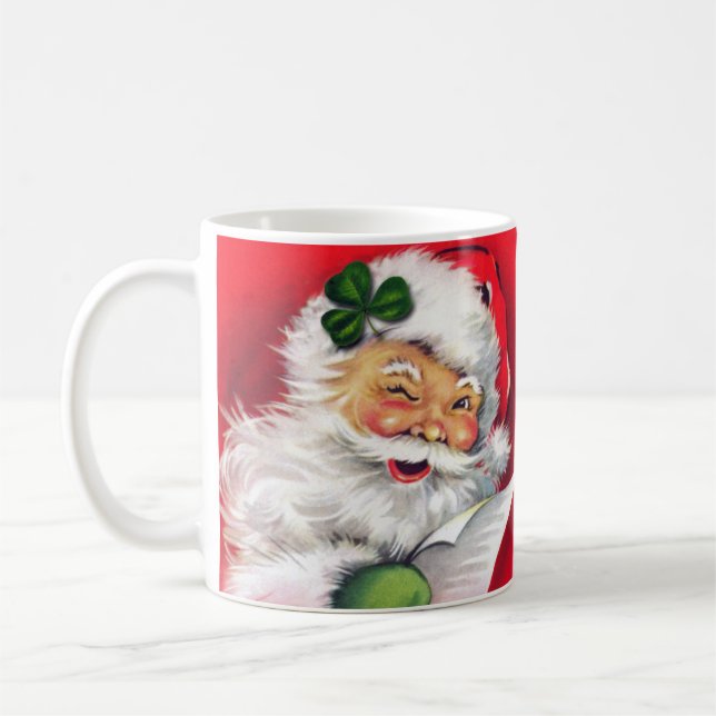 Irish Santa, Irish Christmas Tasse, Irland Kaffeetasse (Links)