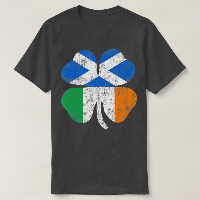 Irish Scotland Flag Ireland Scotland St Patricks D T-Shirt (Design vorne)