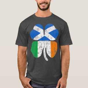 Irish Scotland Flag Ireland Scotland St Patricks D T-Shirt