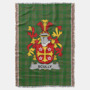 Irish Scully oder O_Scully Coat of Arms Family Cre Decke