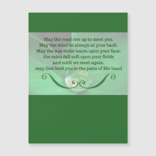 Irish Segen Magnetic Postcard Magnetkarte