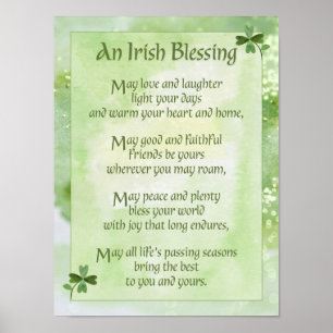 Irish Segen: Mai Liebe und Lachen Poster